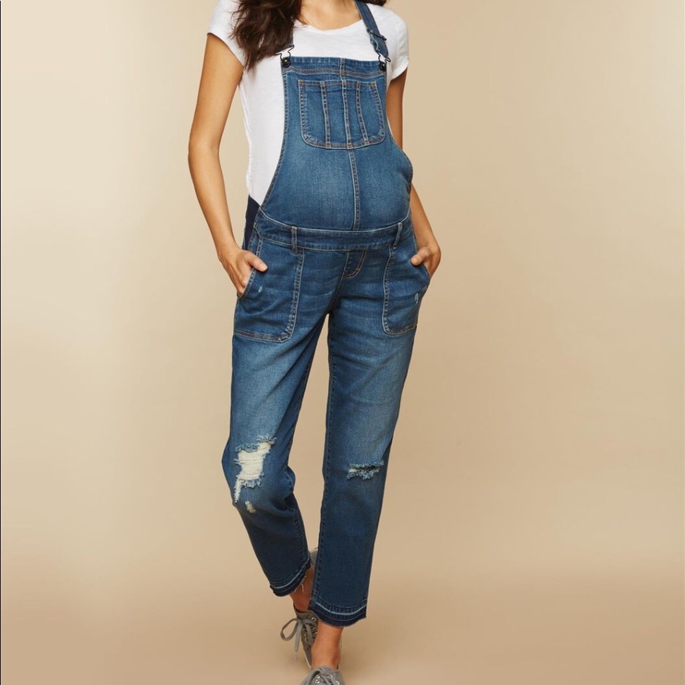 Indigo Blue maternity overalls